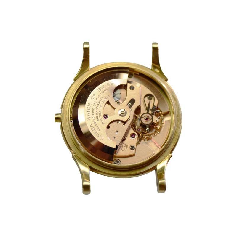 Omega 18 Karat Gold Constellation Observatory Chronometer, circa 1950-1960 4