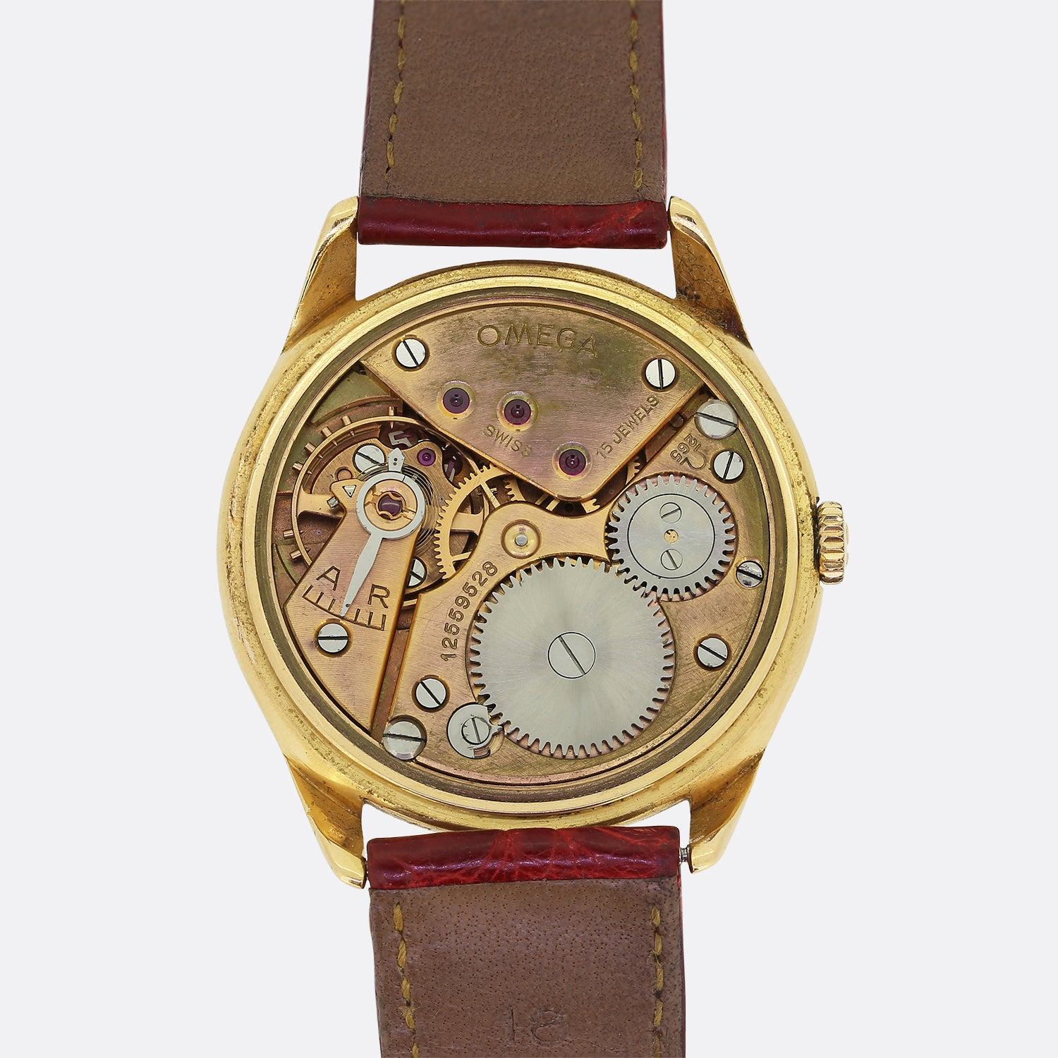 Montre-bracelet Omega pour homme des années 1940 en vente 1