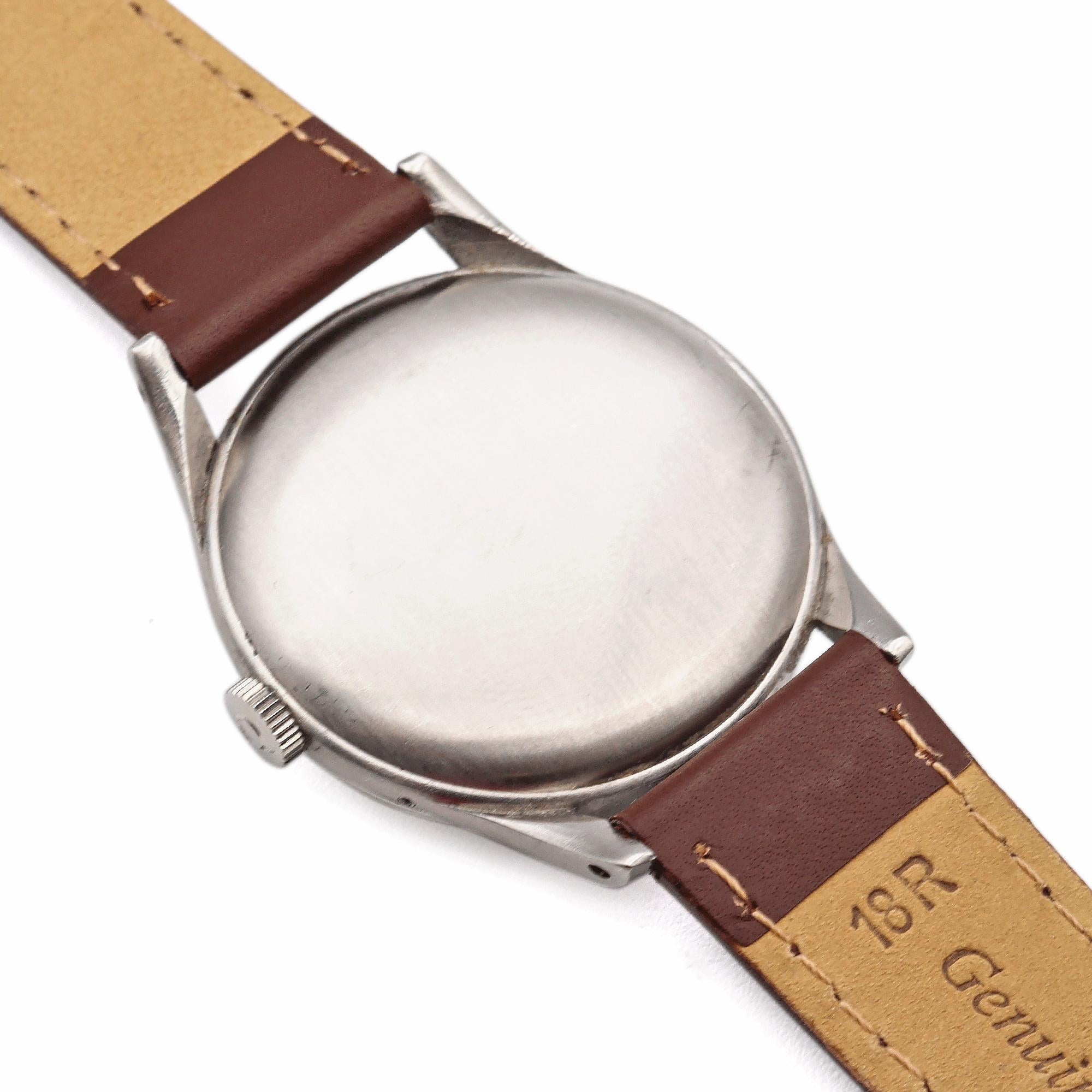 Omega 1944 Ref 2471/1 Triple Date Moonphase Cosmic Men's Hand Wind Watch, 35mm 2