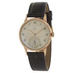Omega 1947 Red Star Ref. 2271 - 18KT Roségold, Zifferblatt Silber