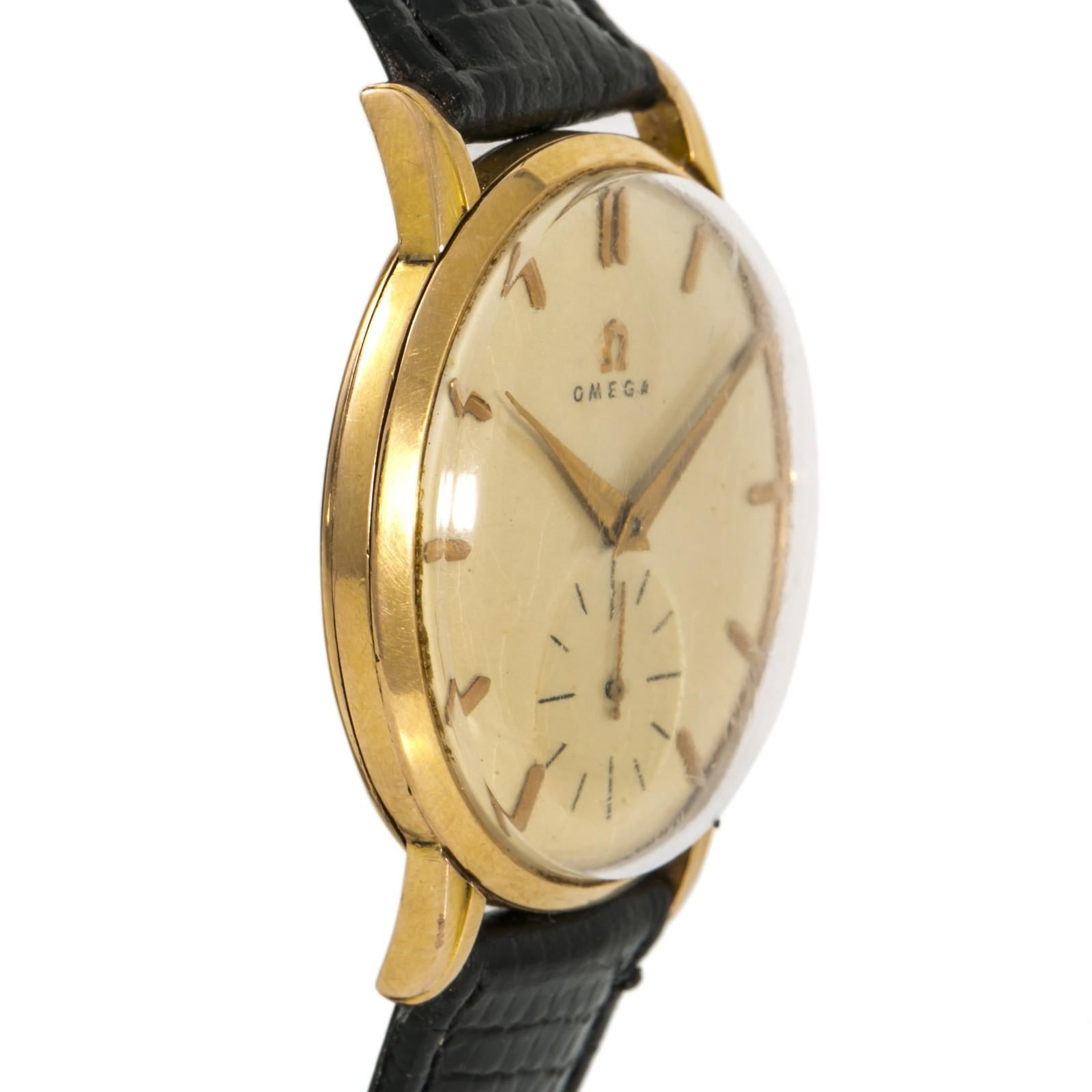 Omega Vintage Reference #:Unknown. mechanical-hand-wind. Verified and Certified by WatchFacts. 1 year warranty offered by WatchFacts.
