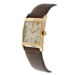 Omega 1952 De Luxe Ref. 3946 – 18KT Rose Gold, Silver Patina Dial