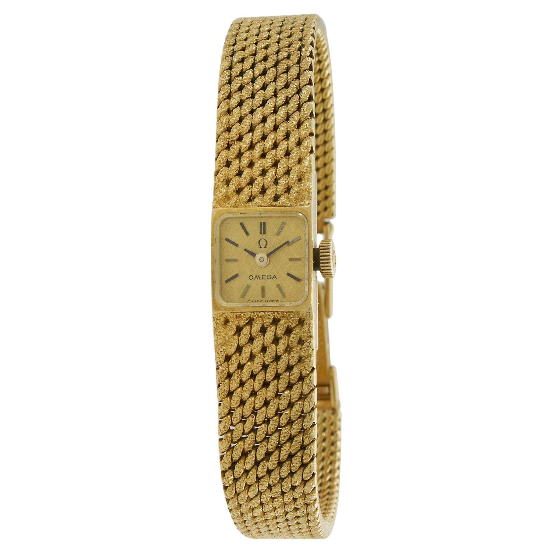 Omega 1967 18KT Yellow Gold Cocktail Watch Ref. A29396 For Sale