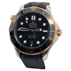 Omega Seamaster Diver 300M 210.22.42.20.01.002 Oro rosa de 18 quilates Acero inoxidable