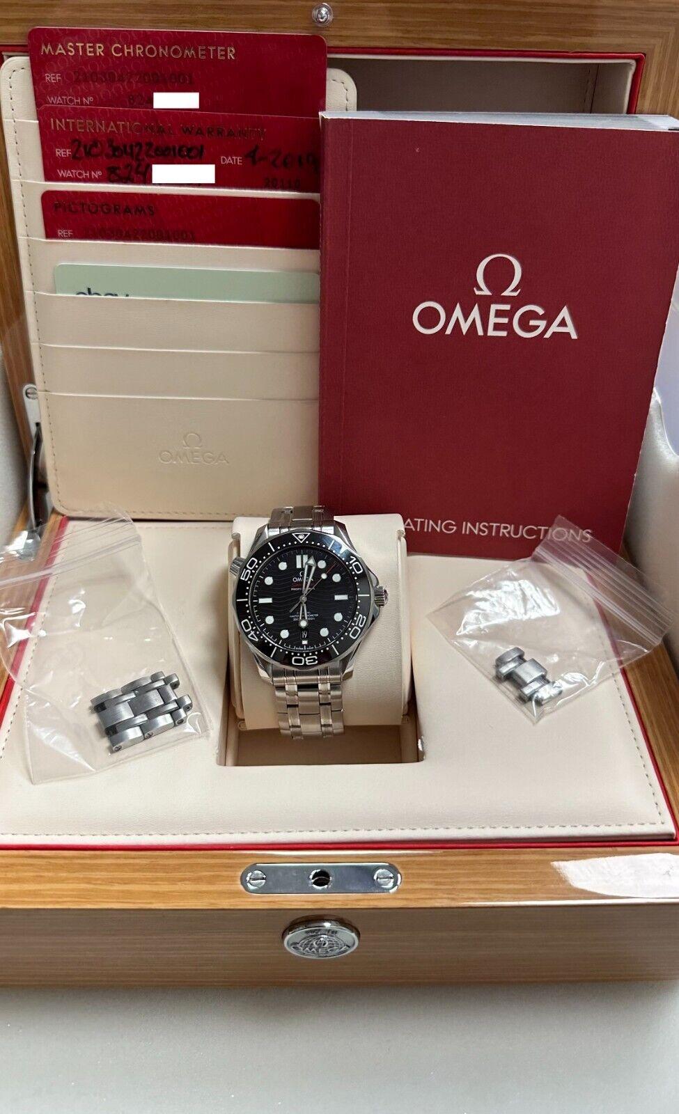 Omega 210.30.42.20.01.001 Seamaster Diver 42mm Stainless Steel Box Paper 1