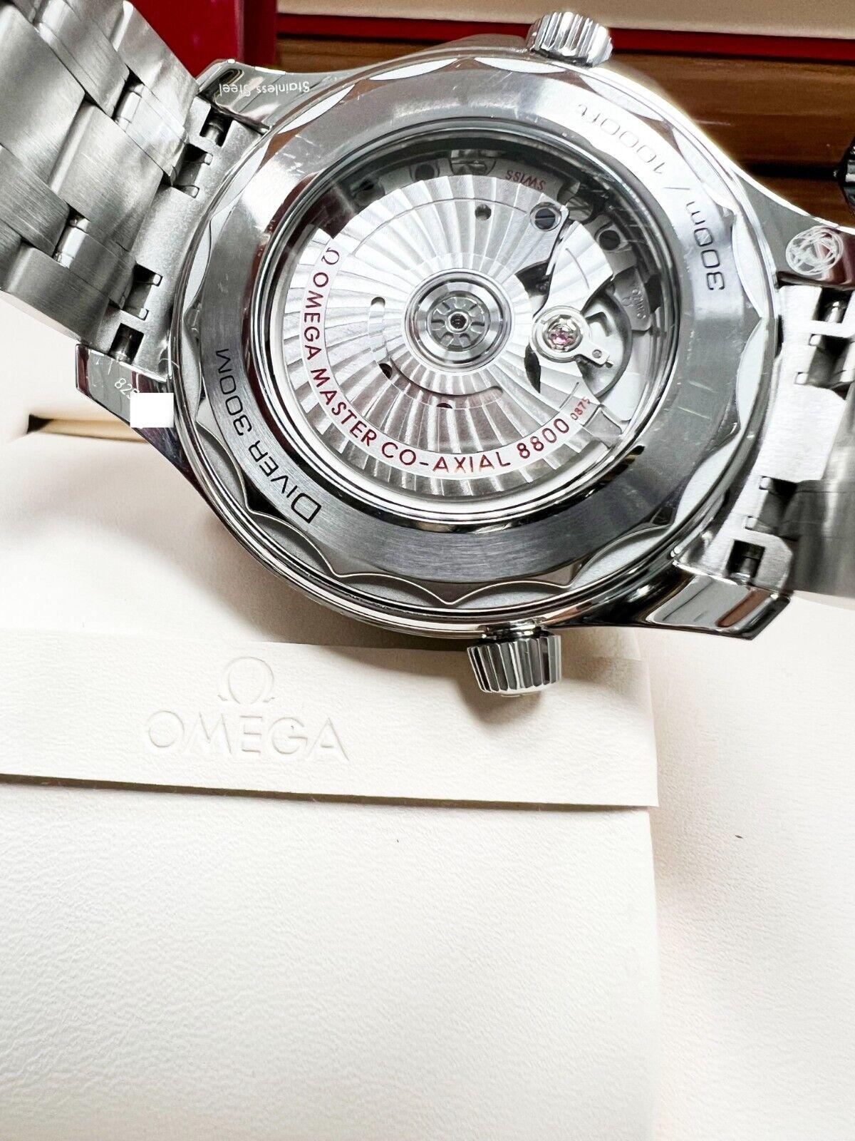 Omega 210.30.42.20.01.001 Seamaster Diver Esfera Negra Acero Caja Papel 2019 3