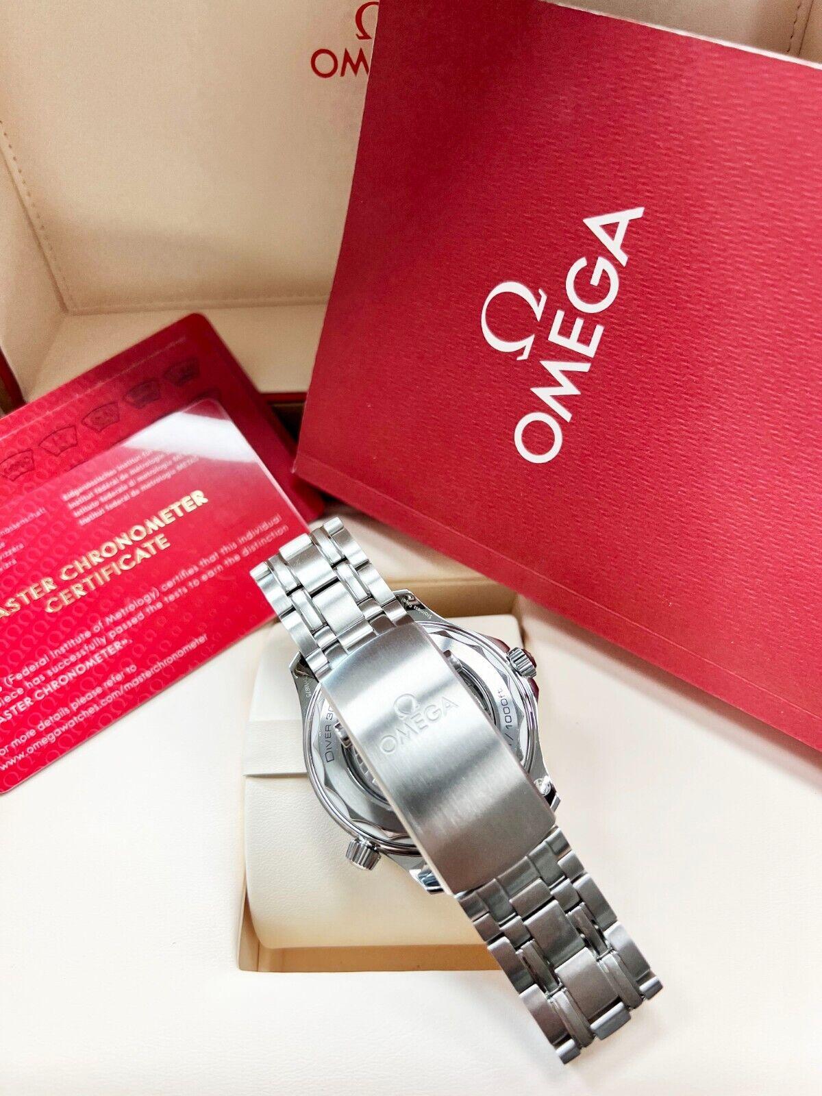 Omega 210.30.42.20.01.001 Seamaster Diver Esfera Negra Acero Caja Papel 2019 4