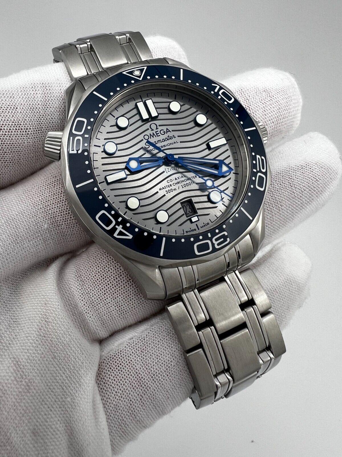 Omega 210.30.42.20.06.001 Seamaster Grey Dial Stainless Steel Box Paper 1