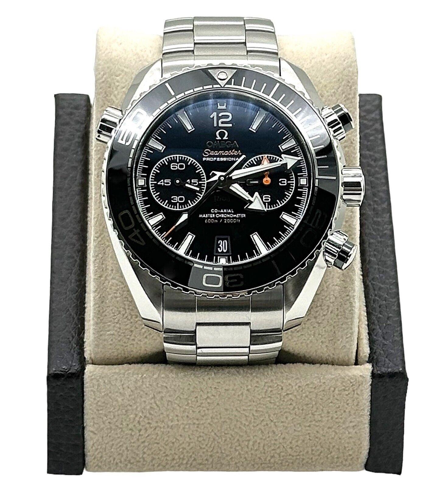 Omega 215.30.46.51.01.001 Seamaster Planet Ocean Stainless Steel Box Paper 2020 For Sale 2
