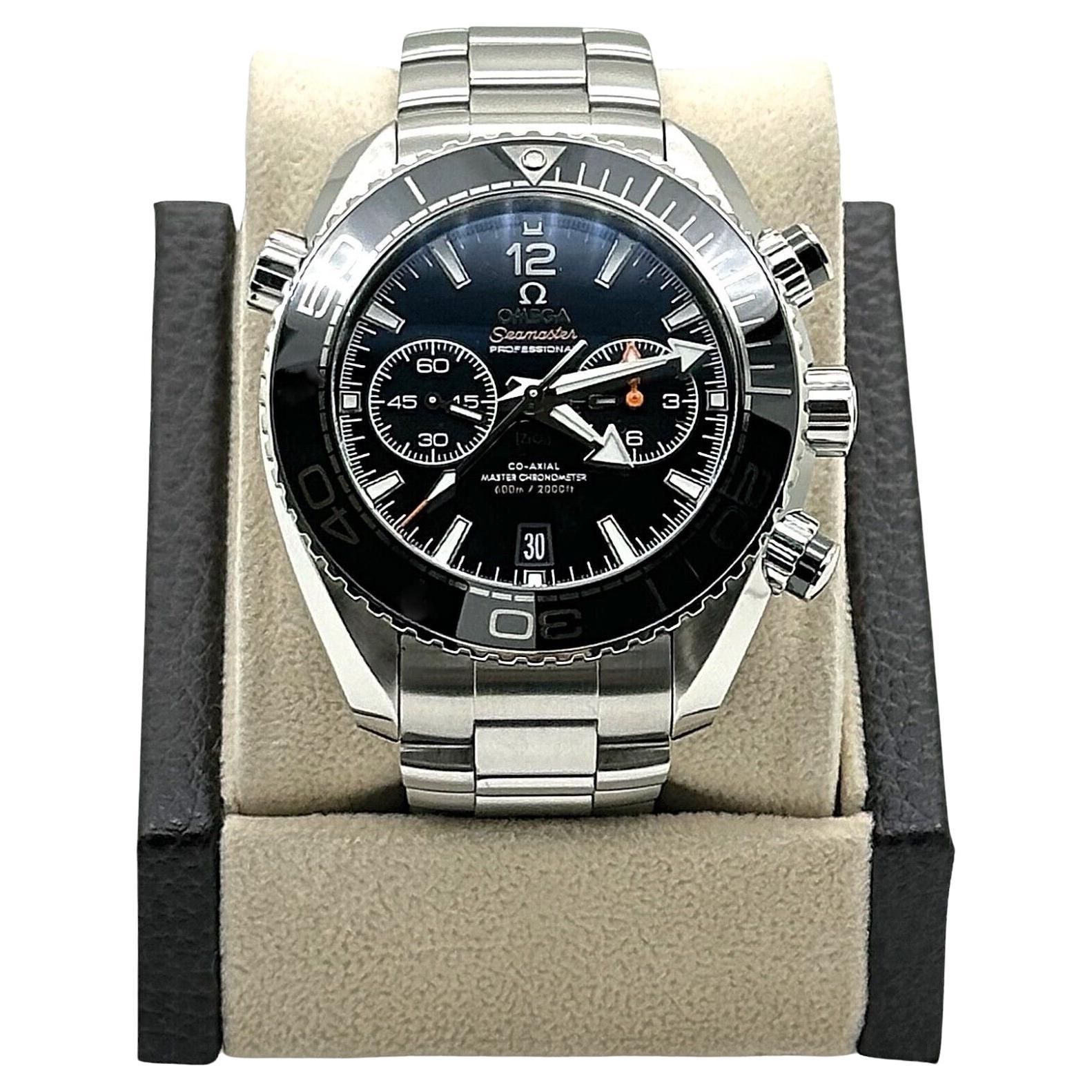 Omega 215.30.46.51.01.001 Seamaster Planet Ocean Stainless Steel Box Paper 2020 For Sale
