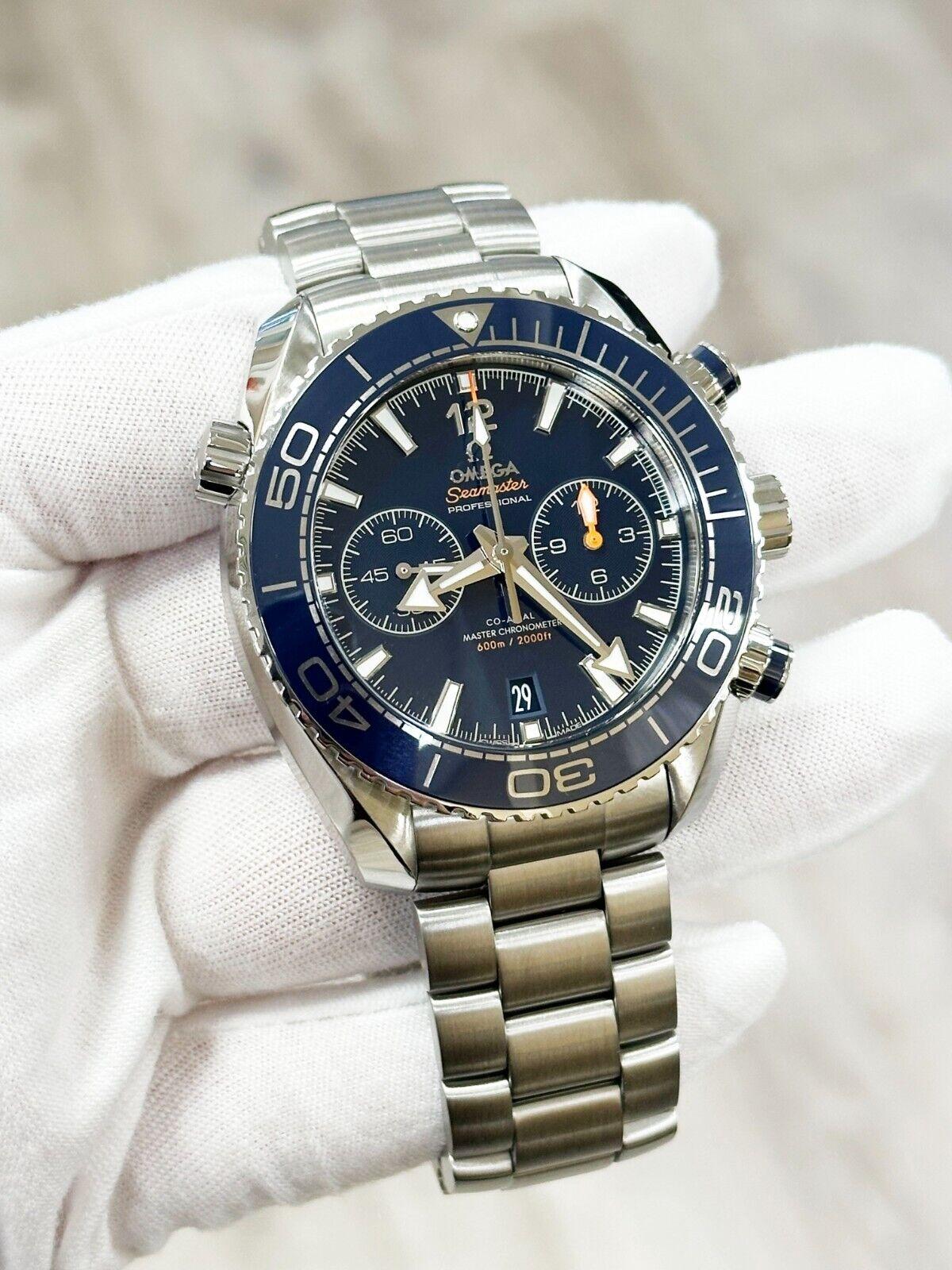 Omega 215.30.46.51.03.001 Seamaster Planet Ocean Chrono Steel Box Paper For Sale 3