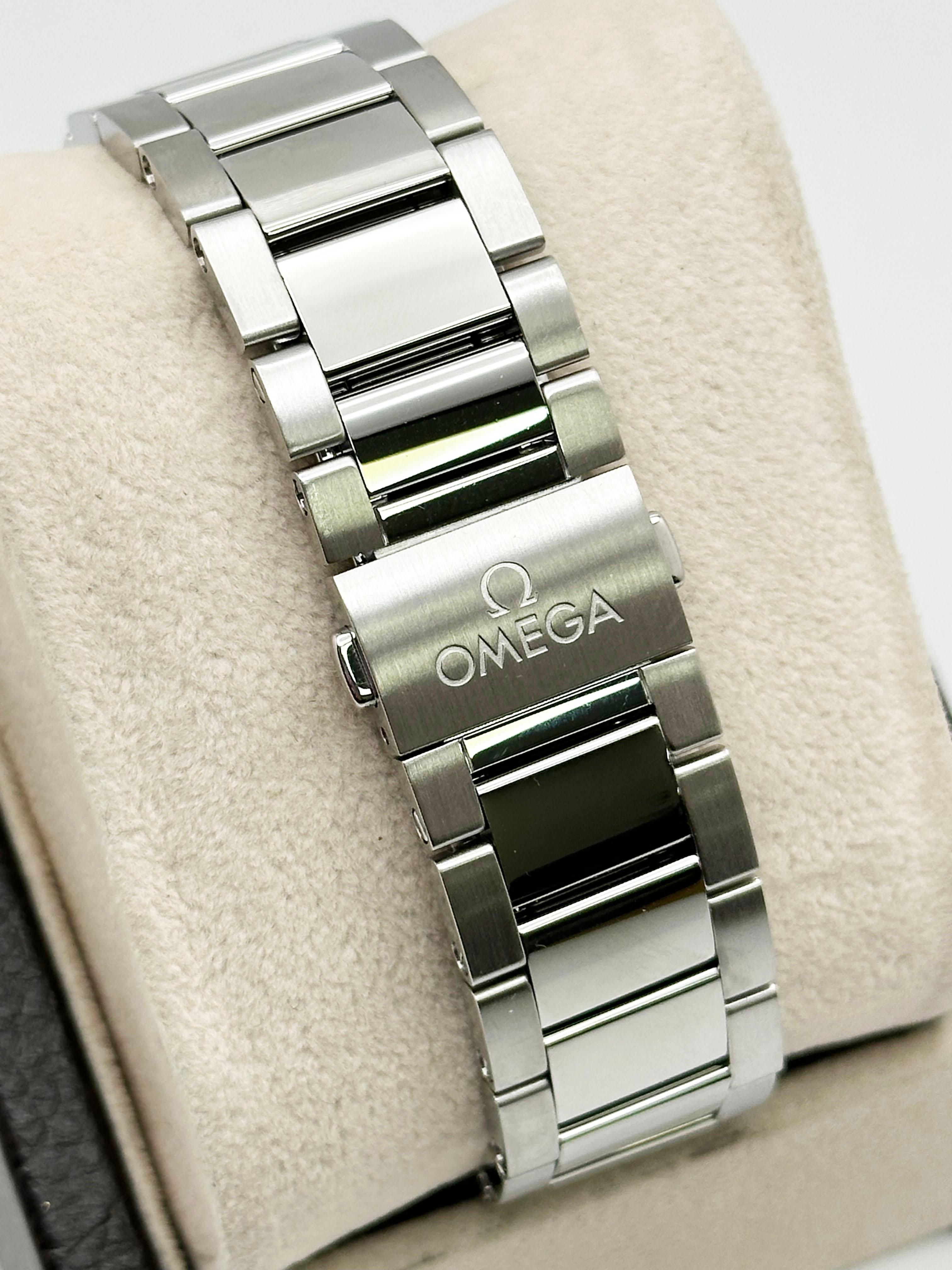 Omega 220.10.43.22.03.001 Seamaster Aqua Terra Blaues Zifferblatt Stahlschachtelpapier 2024 3
