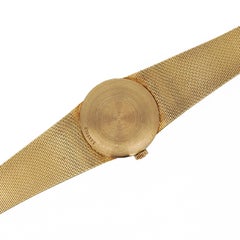 Omega 23mm Fire Black Opal Dial & Diamond Bezel in 14K Yellow Gold Vintage Watch