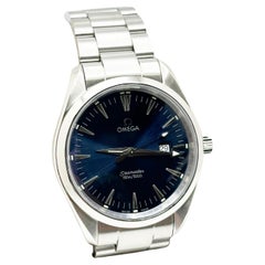 Omega 2517.80.00 Seamaster Quadrante Blu Acciaio Inox Scatola di Carta
