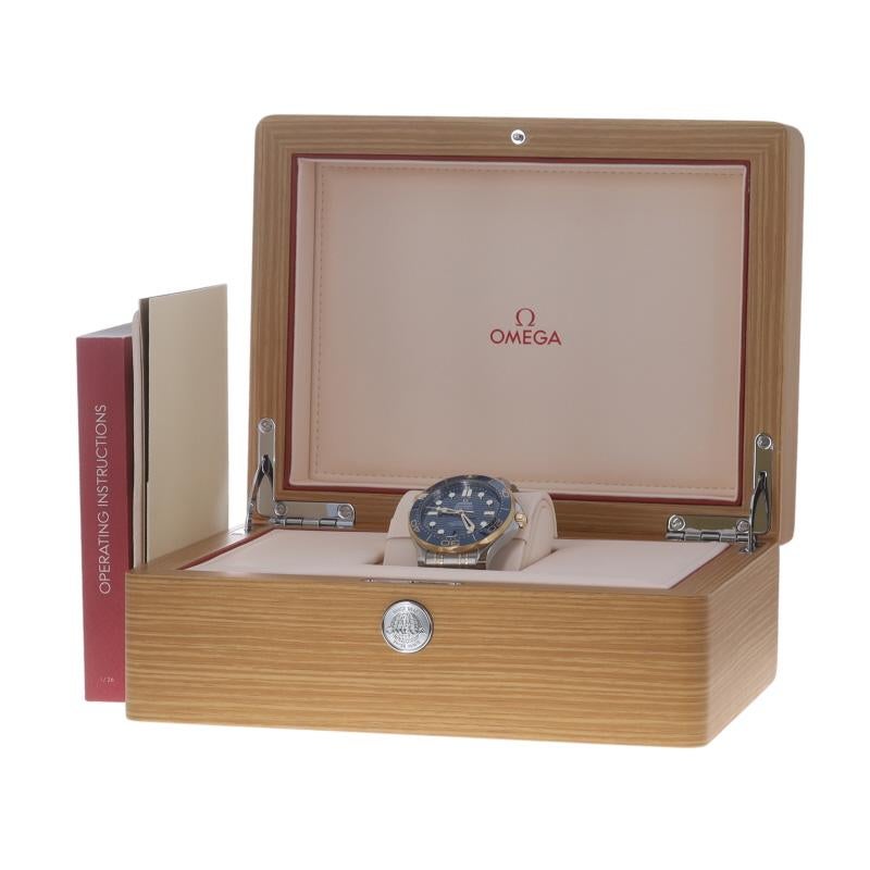 Reloj de hombre Omega 300M Seamaster Diver 21020422003001 Inoxidable y Oro 18k Auto en venta 3