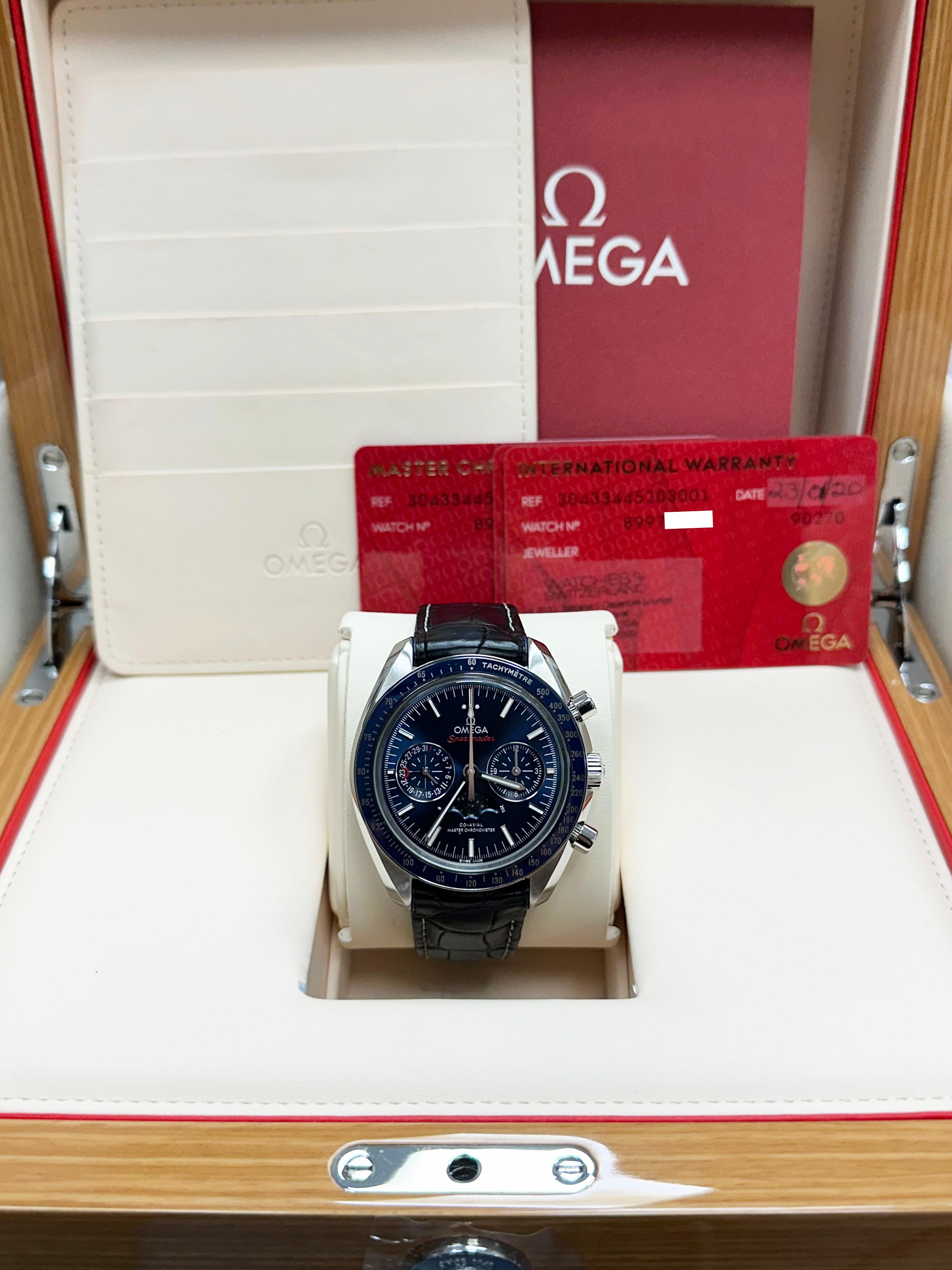 Stilnummer: 304.33.44.52.03.001


Jahr: 2020

 

Modell: Speedmaster Monduhr 

 

MATERIAL des Gehäuses: Rostfreier Stahl 

 

Band: Leder 

 

Lünette:  Blau 

 

Zifferblatt: Blau 

 

Gesicht: Saphirglas 

 

Gehäusegröße: 44,25 mm 

 

Enthält: