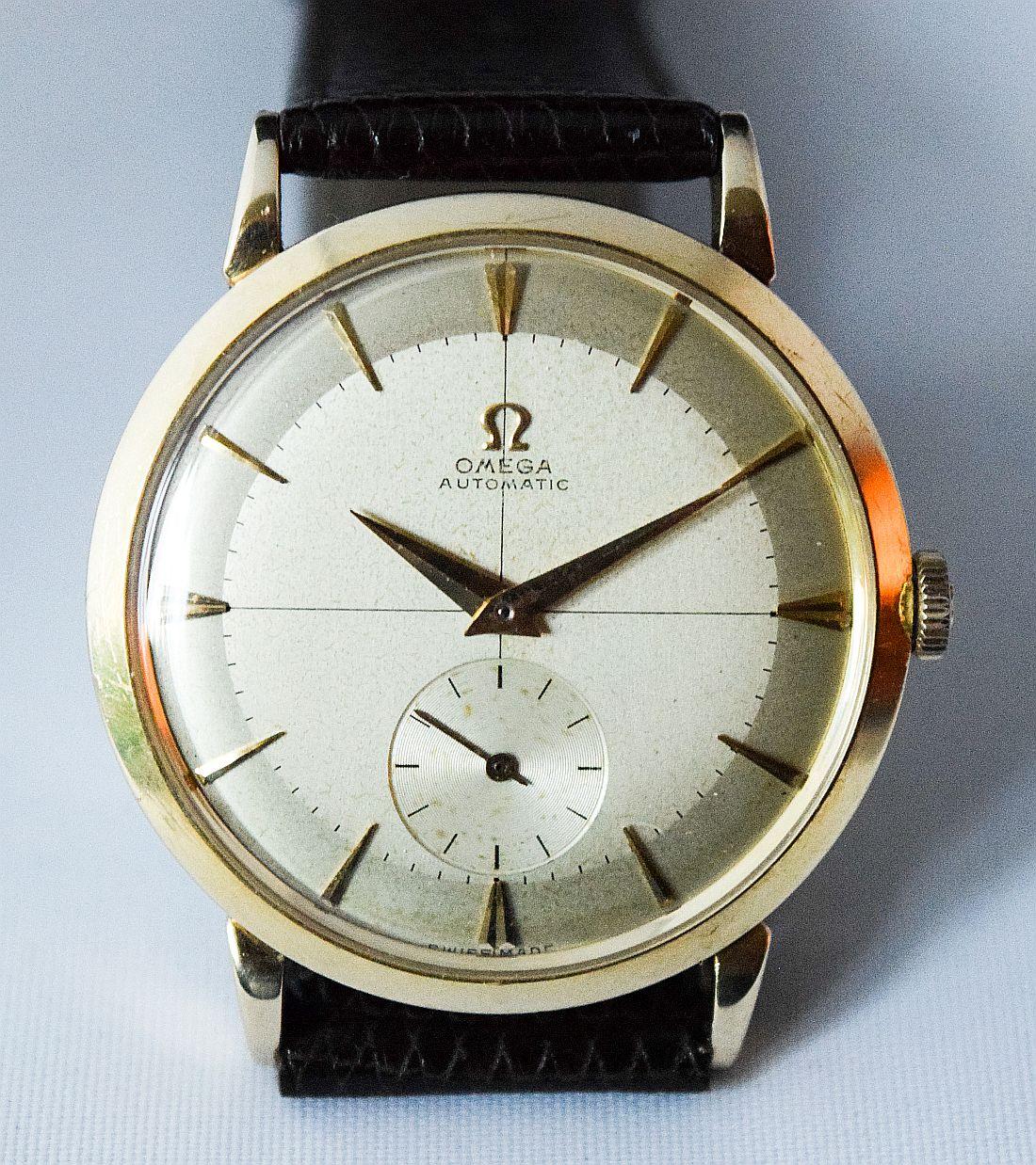 Men's Omega 332 Ref. 2398 14 k Gold Solid Gold Men’s Vintage Watch