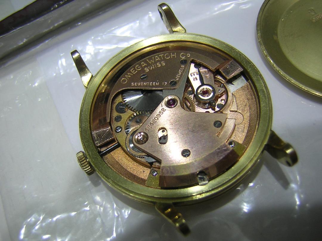 Omega 332 Ref. 2398 14 k Gold Solid Gold Men’s Vintage Watch 1