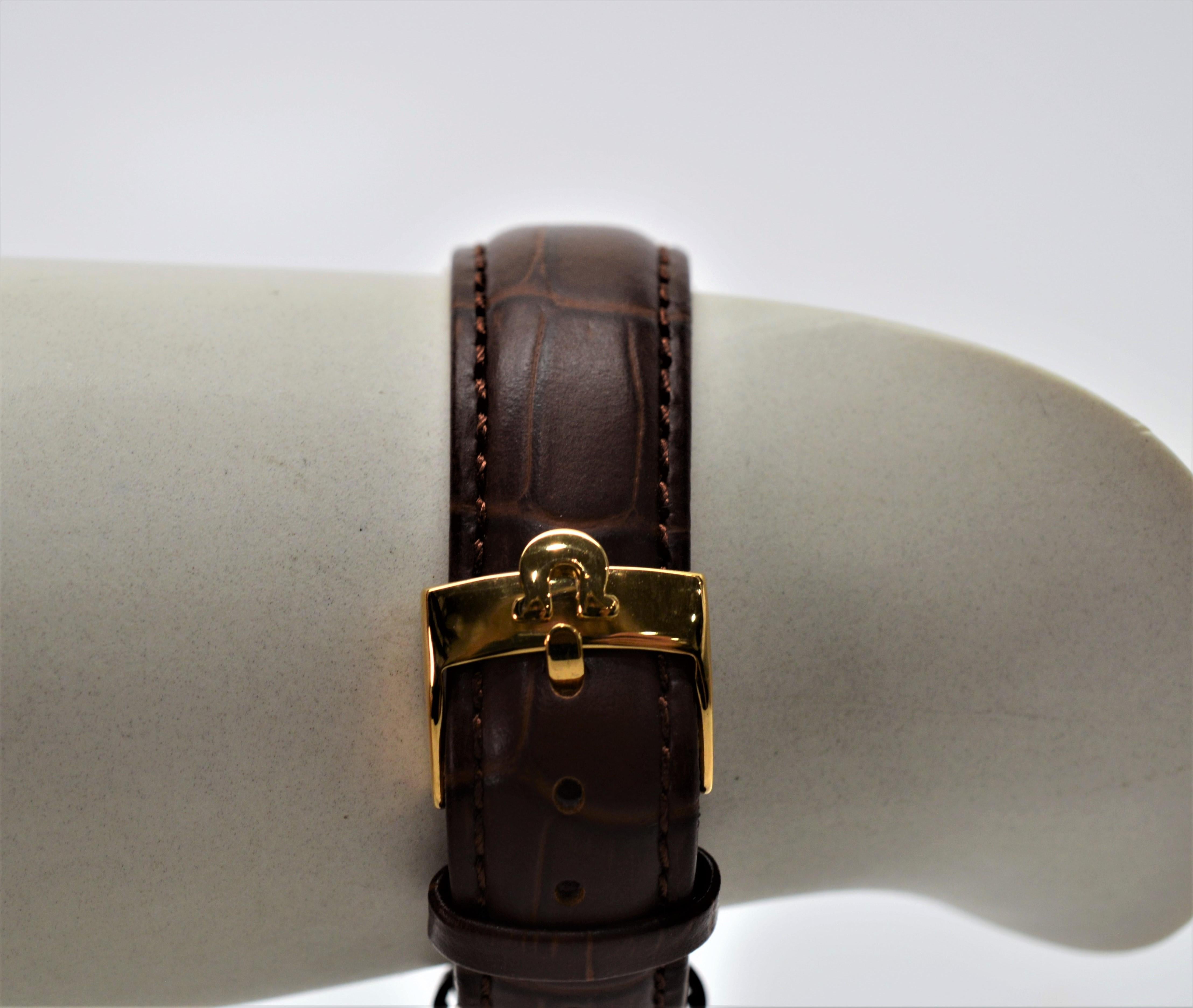 Omega Montre-bracelet Bumper en or jaune 342 pour hommes 5