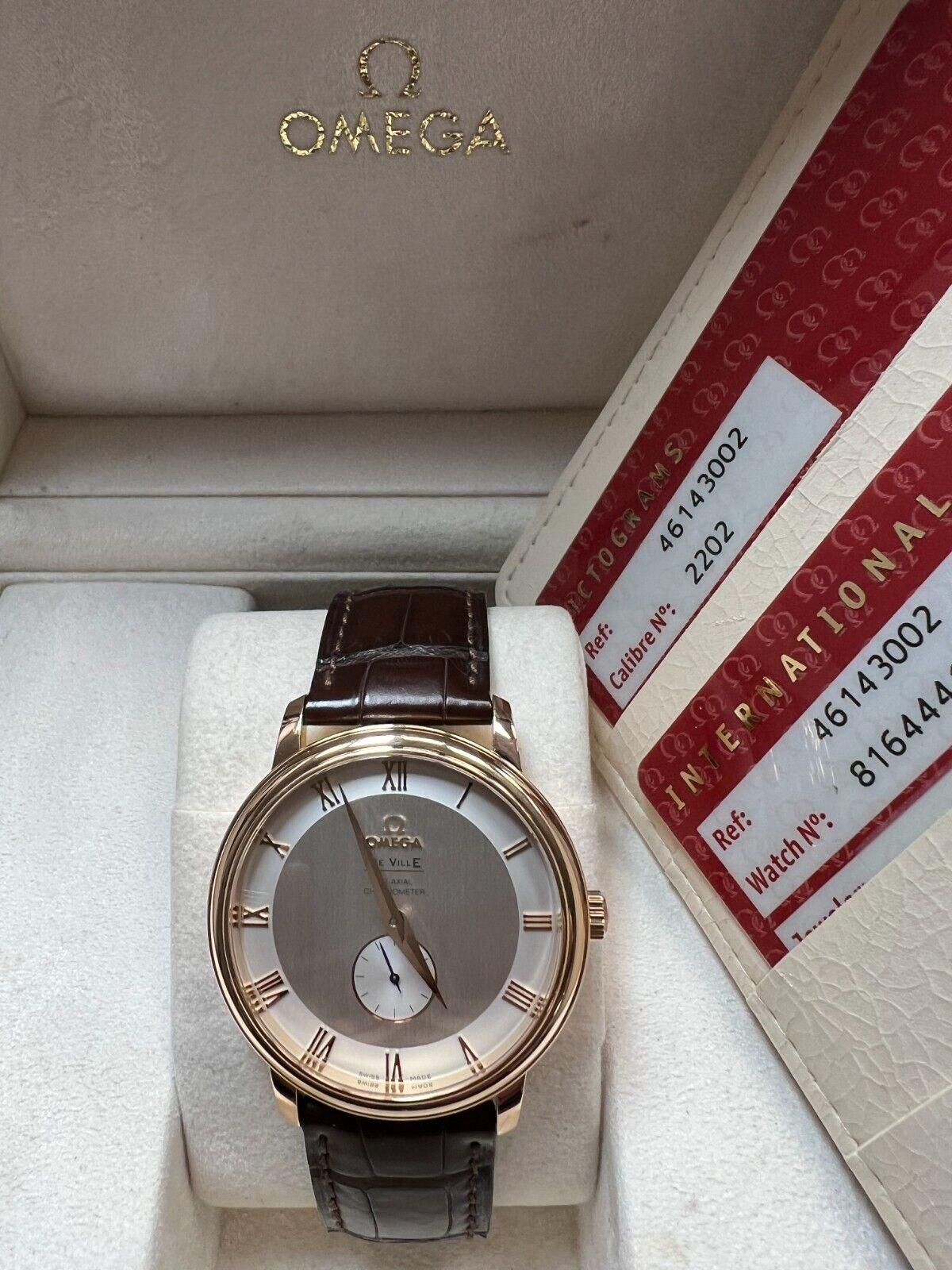 
Numero di stile: 4614.30.02

 

Model: De Ville Prestige

 

Materiale della cassa: oro rosa 18 carati

 

Fascia: Pelle

 

Lunetta: oro rosa 18 carati 



Quadrante: argento 

 

Volto: Cristallo di zaffiro 

 

Dimensioni della cassa: 39 mm 

