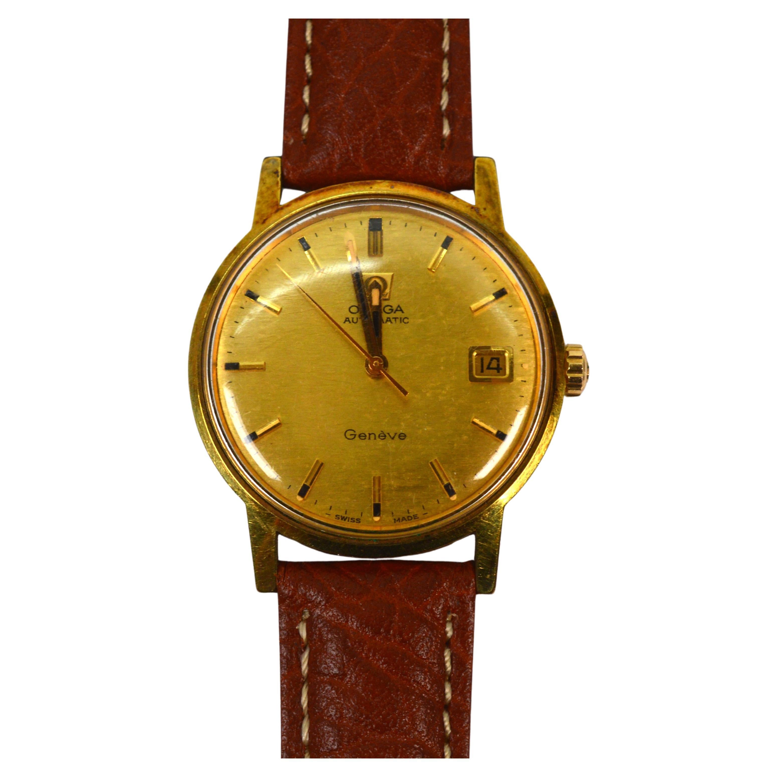Omega 565 Steel Men's Wrist Watch with Date
