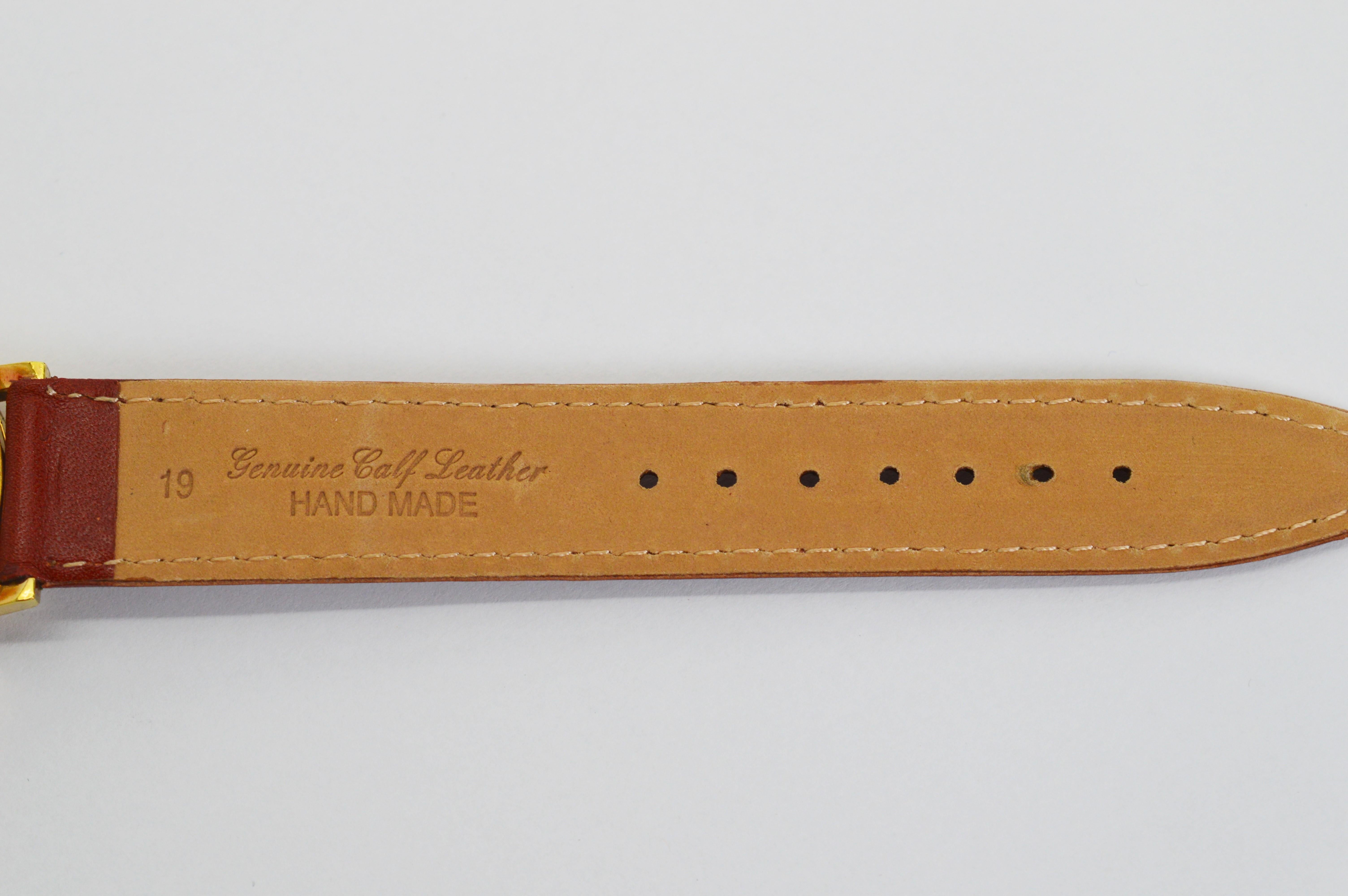 Omega 601 Gold Top Steel Montre-bracelet suisse pour hommes 4