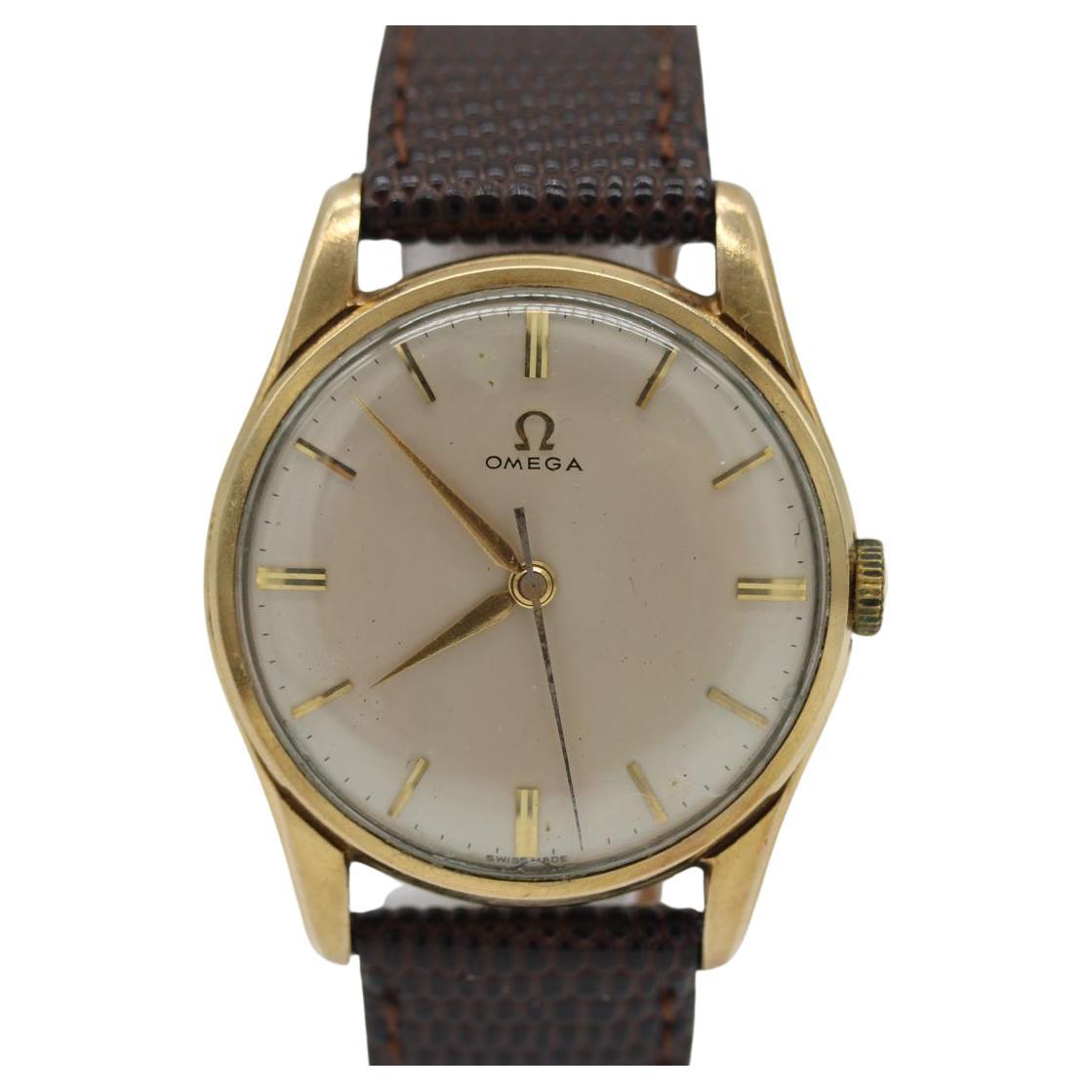 Orologio Omega in oro giallo 9ct Calibro 285 Carica manuale 1960