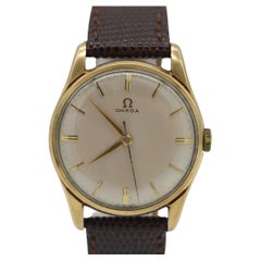 Omega 9ct Yellow Gold Dress Watch  Calibre 285 Manual Wind 1960
