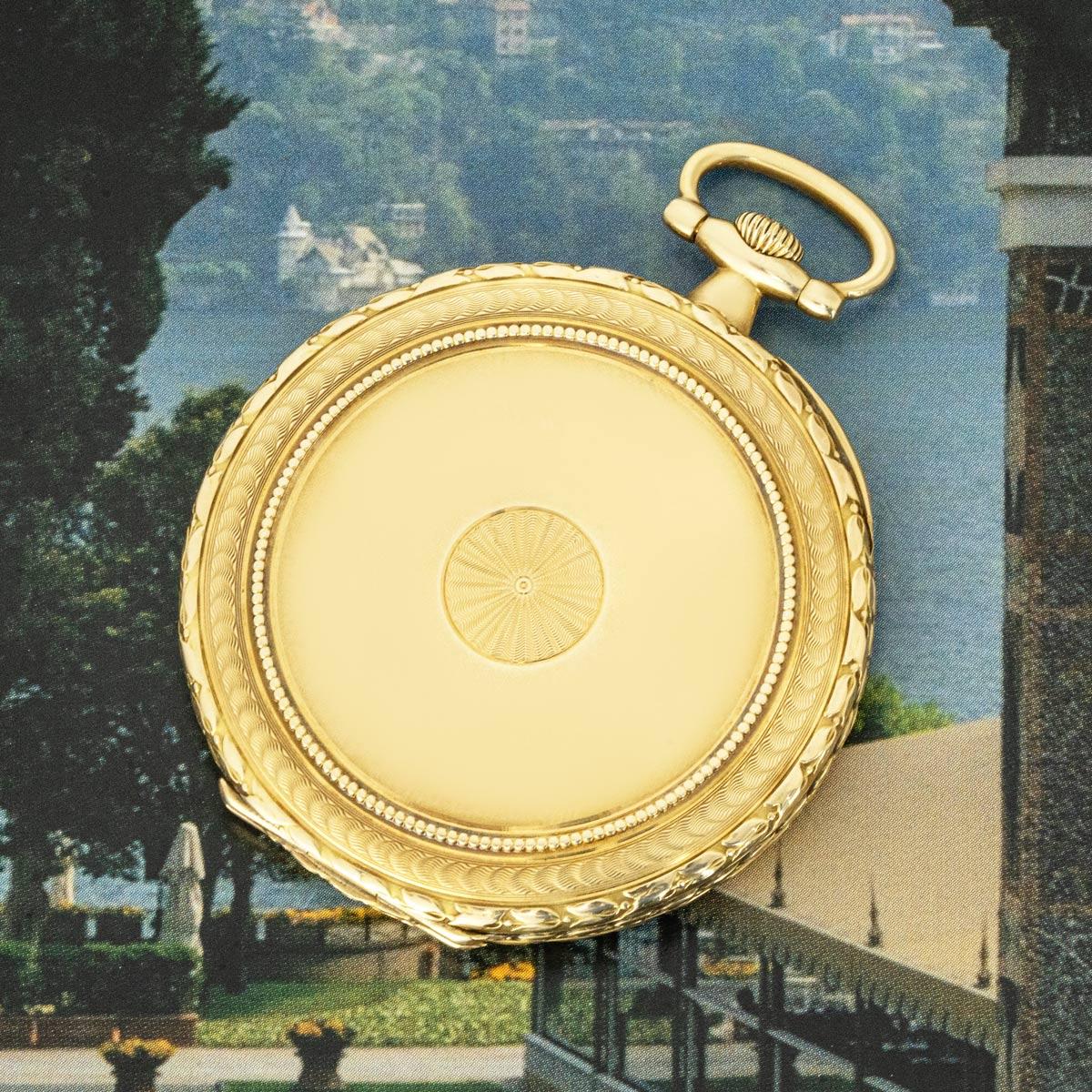 Omega. A Rare and Unusual Gold Art Deco Pocket Watch C1920 3