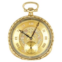 Omega. A Rare and Unusual Gold Art Deco Pocket Watch C1920