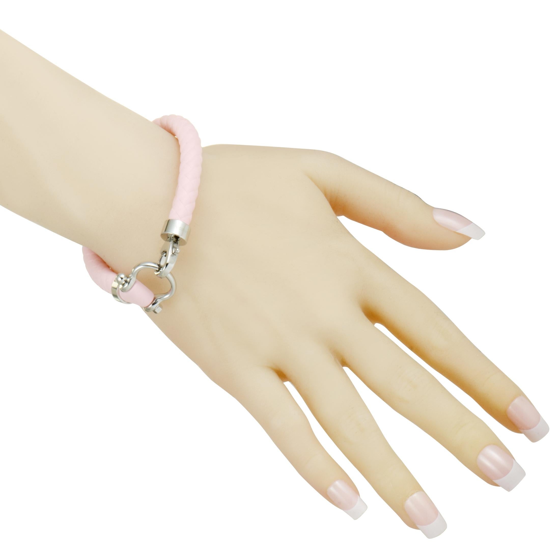 omega bracelet pink