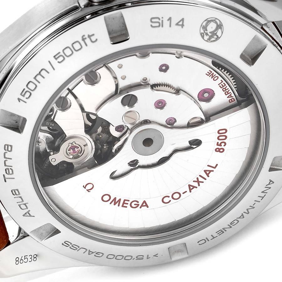 Omega Aqua Terra 150m Master Watch 231.12.42.21.01.002 Boxkarte im Angebot 2
