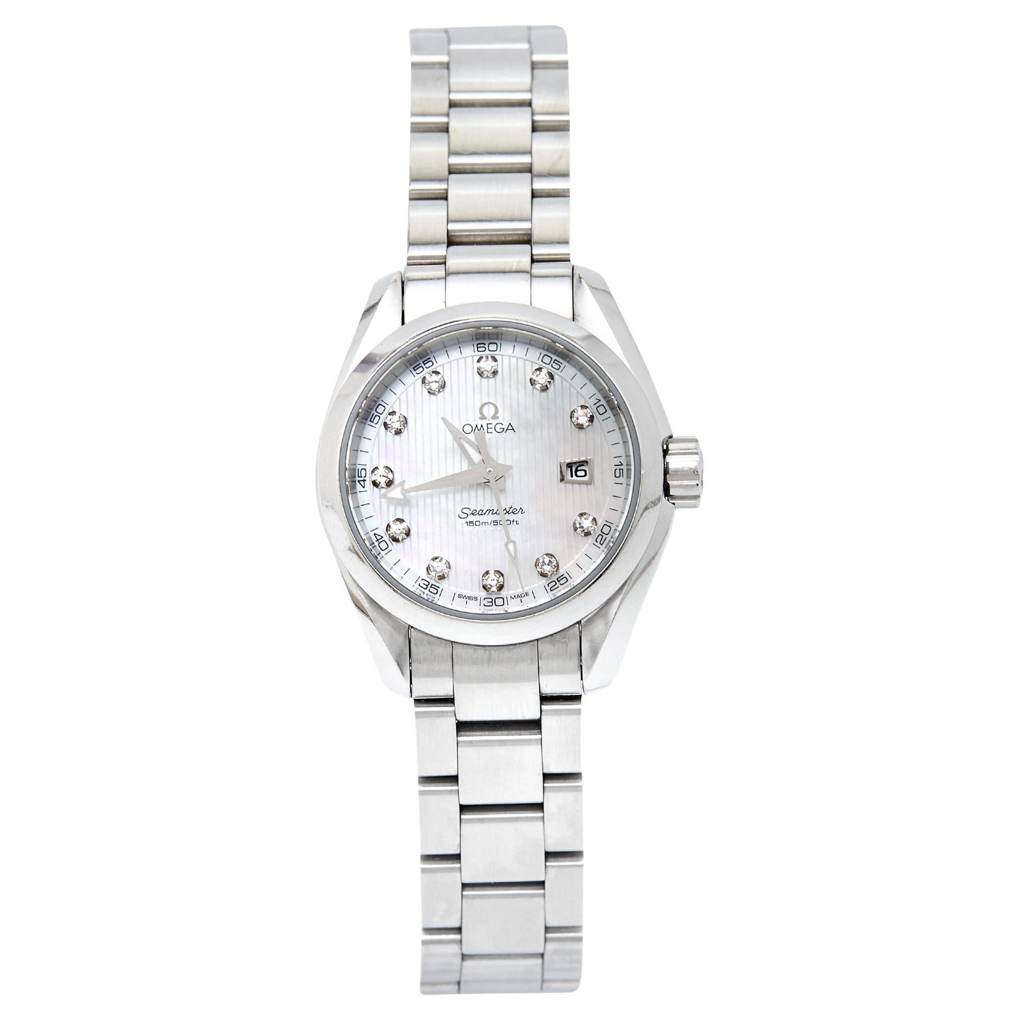 Omega Aqua Terra 231.10.30.60.55.001 Women's Wristwatch 30 mm