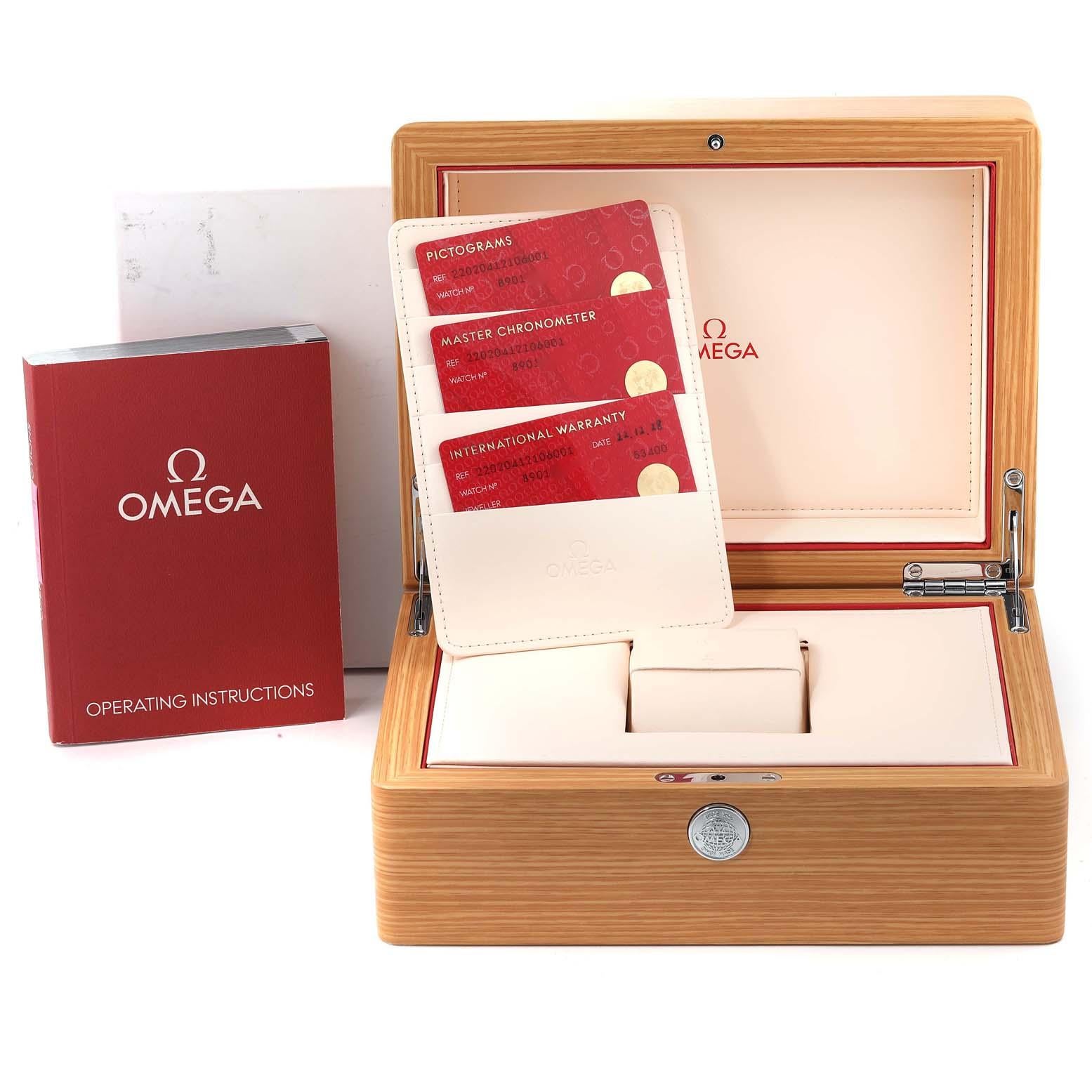 Omega Aqua Terra 41 Steel Rose Gold Mens Watch 220.20.41.21.06.001 Box Card For Sale 6