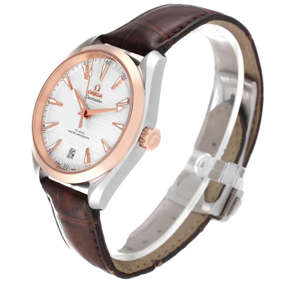 Omega Aqua Terra 41 Herrenuhr aus Stahl und Roségold 220.23.41.21.02.001 Boxkartenkarte 1