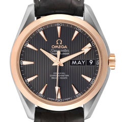 Omega Aqua Terra Annual Calendar Rose Gold Watch 231.23.39.22.06.001 Box Card