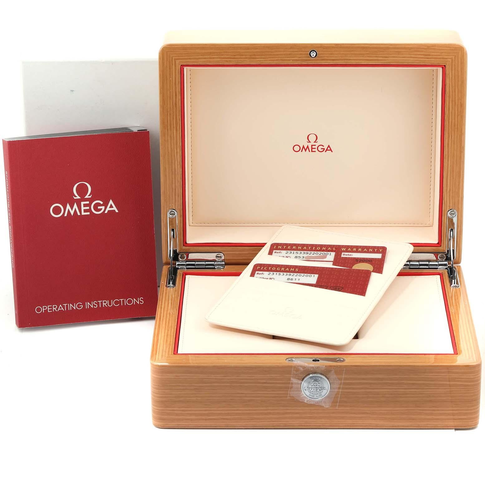 Omega Aqua Terra Annual Calendar Rose Gold Watch 231.53.39.22.02.001 Unworn For Sale 5