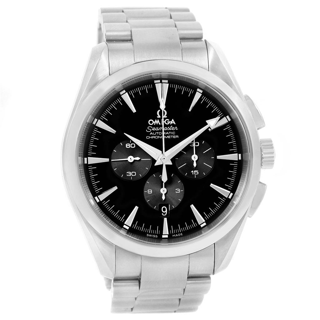 Omega Aqua Terra Black Dial Chronograph Steel Men's Watch 2512.50.00 3