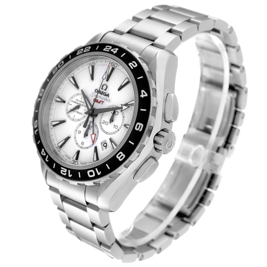 Omega Aqua Terra GMT Cronografo Acciaio Uomo 231.10.44.52.04.001 Scheda Box 1