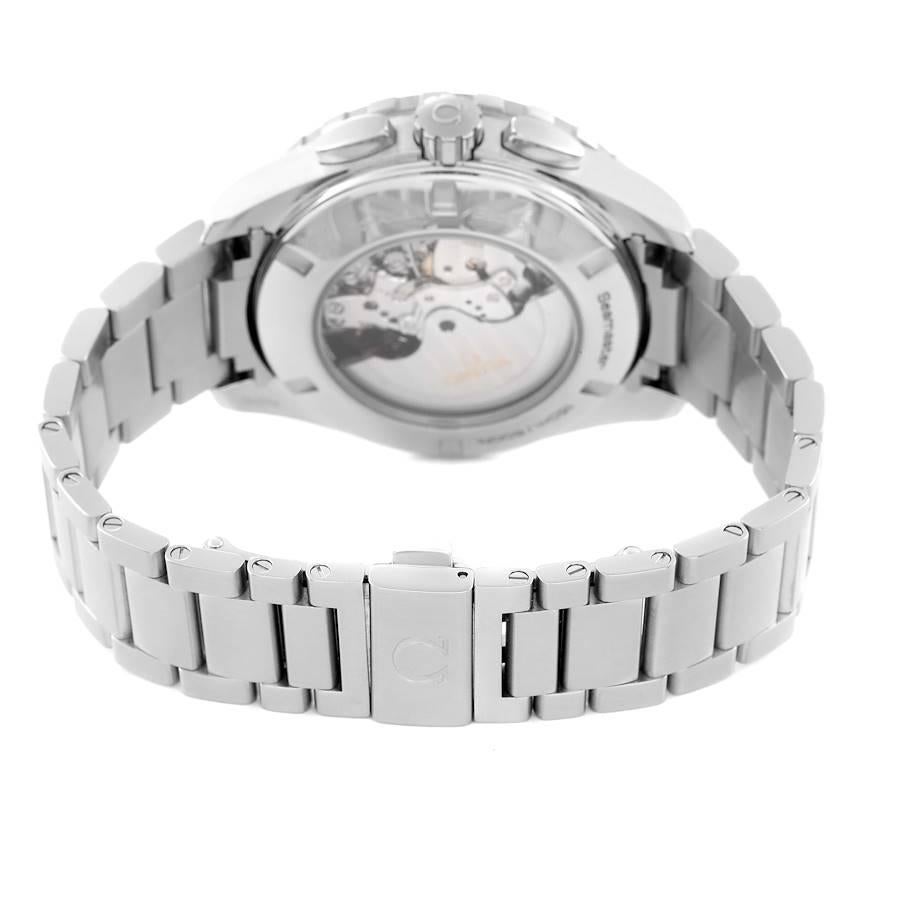 Omega Aqua Terra GMT Cronografo Acciaio Uomo 231.10.44.52.04.001 Scheda Box 4