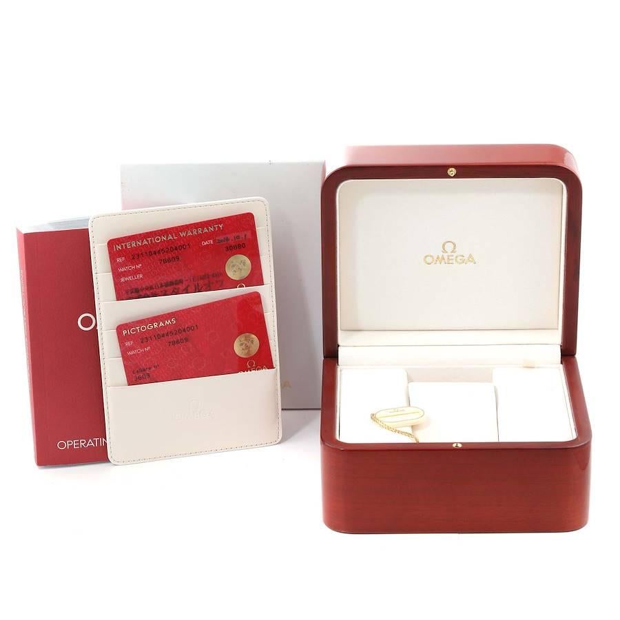 Omega Aqua Terra GMT Cronografo Acciaio Uomo 231.10.44.52.04.001 Scheda Box 6