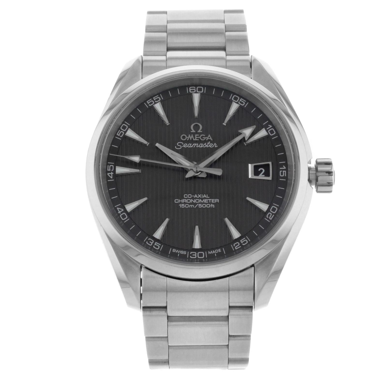 Omega Aqua Terra Grey Dial Steel Automatic Watch 231.10.42.21.06.001 Unworn Box