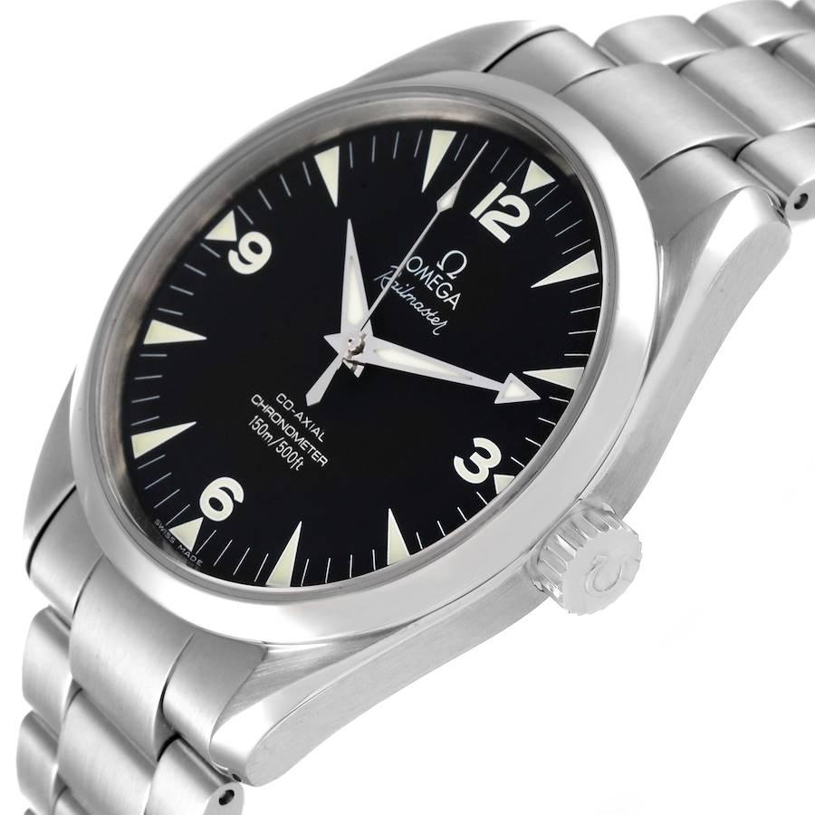 Omega Aqua Terra Railmaster Co-Axial Steel Herrenuhr 2502,52,00 im Angebot 2