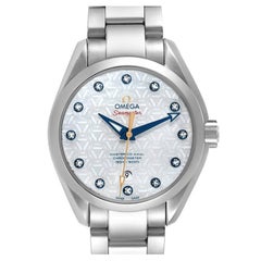 Omega Aqua Terra Ryder Cup MOP Diamond Ladies Watch 231.10.34.20.55.003 Box Card