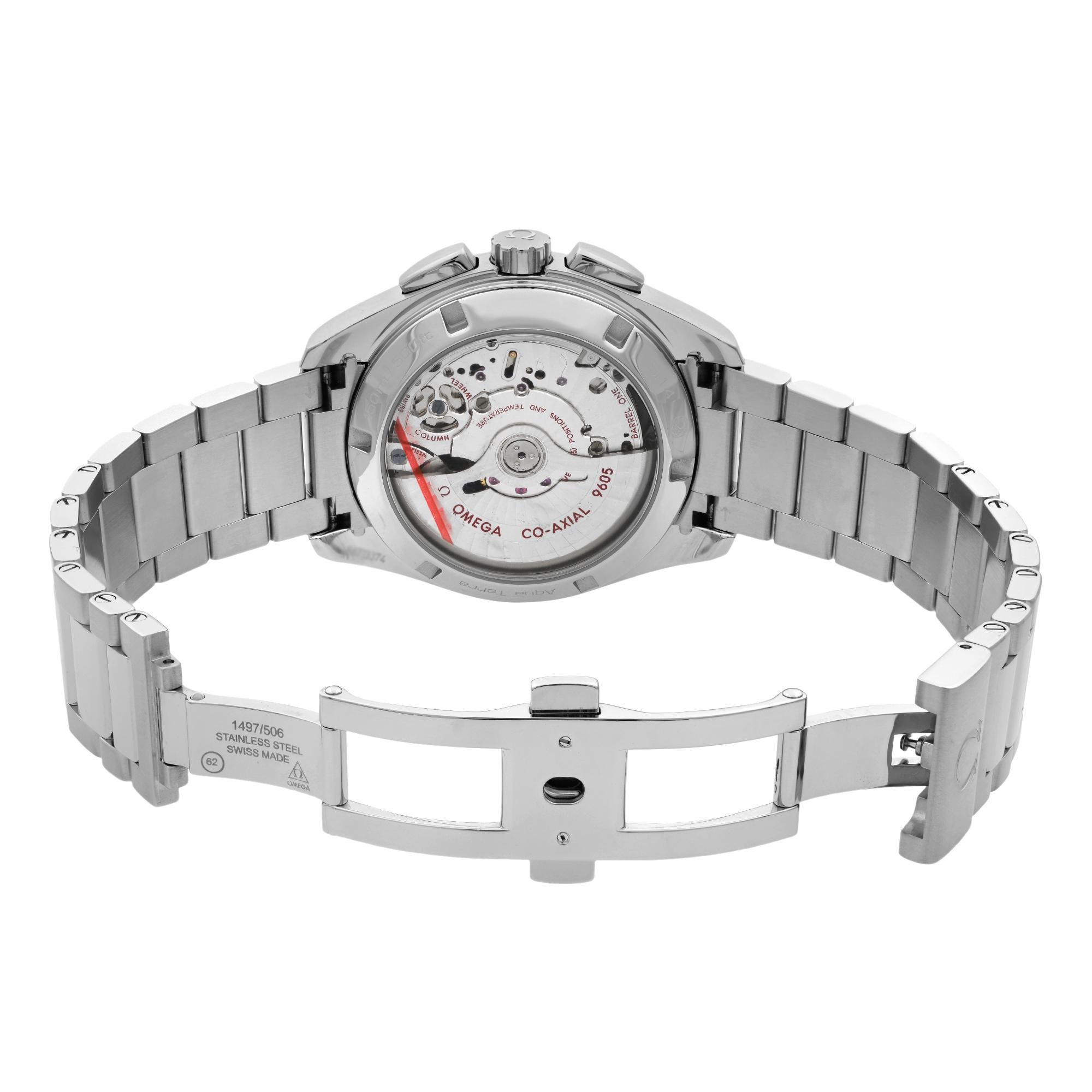 Men's Omega Aqua Terra Silver Gray Dial Steel Automatic Mens Watch 231.10.43.52.06.001