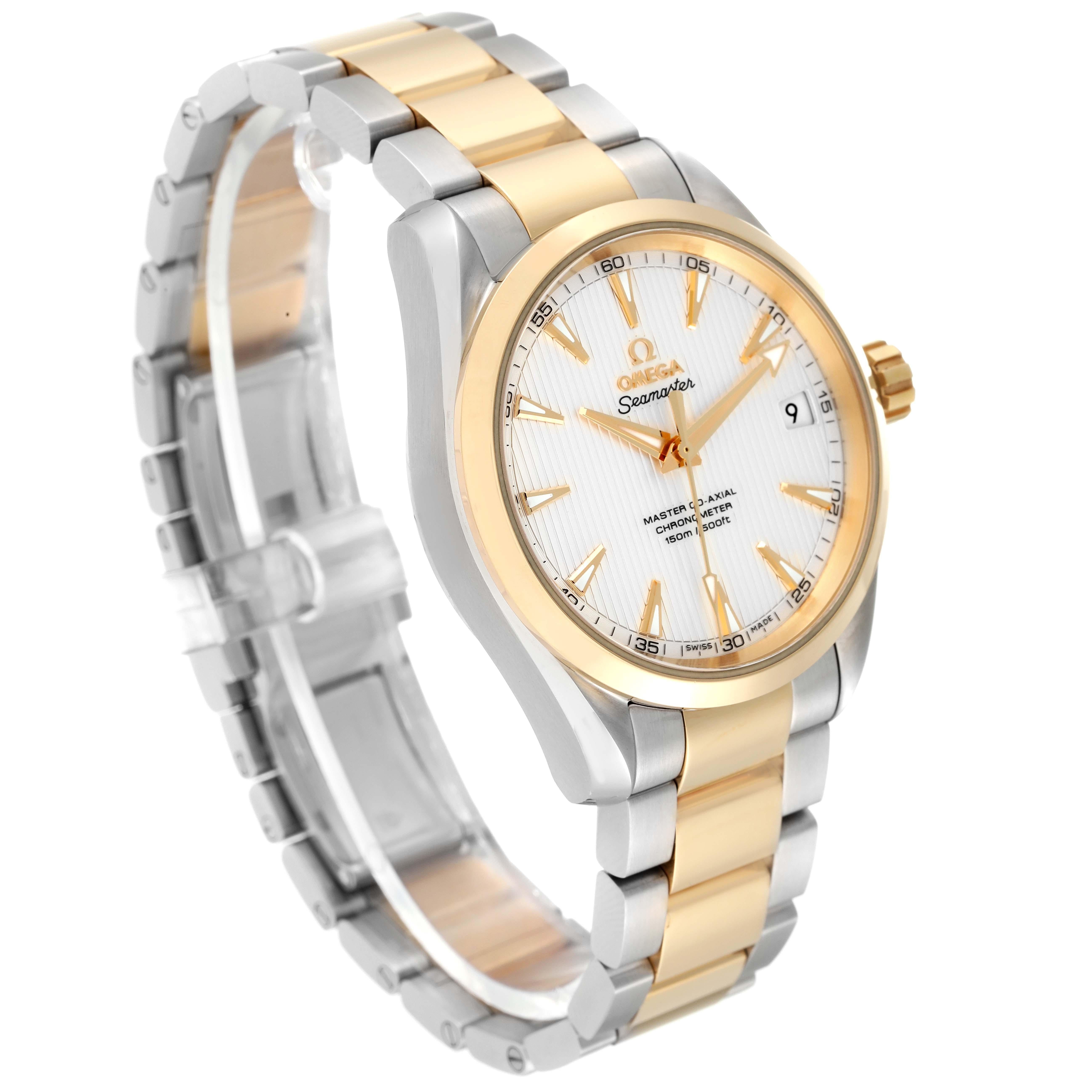 omega aqua terra yellow gold