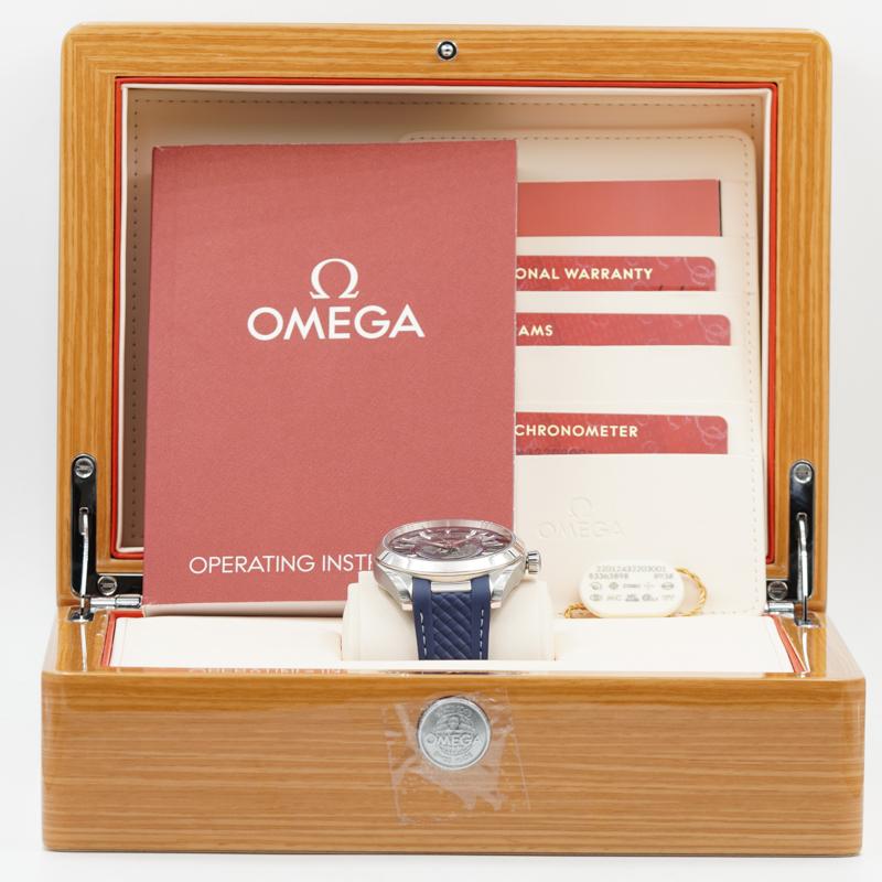 Omega Aqua Terra Worldtimer 220.10.43.22.03.001 Seamaster '22 B&P 4