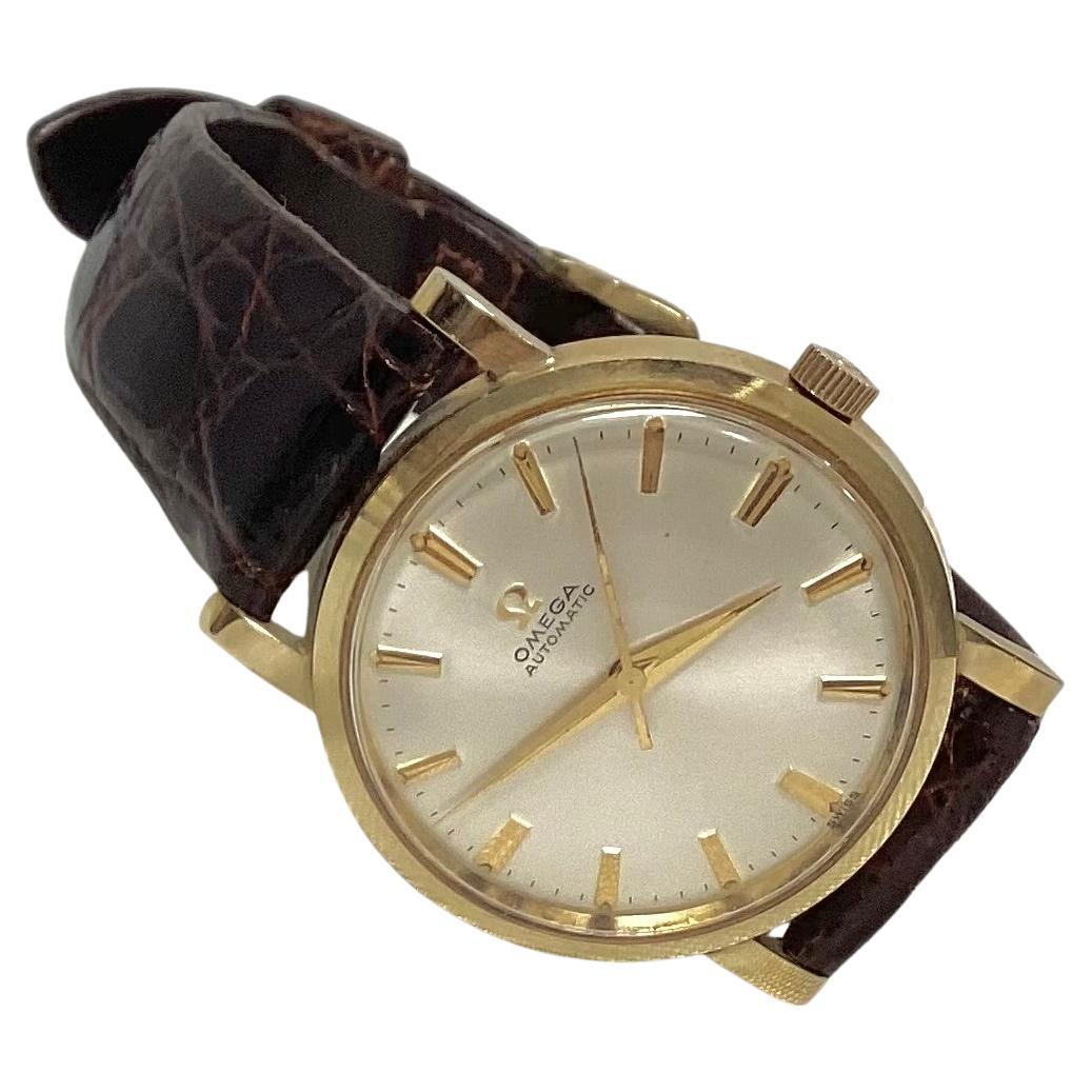 Omega Automatic 10K Gold Filled Men's Wrist Watch With Case 3