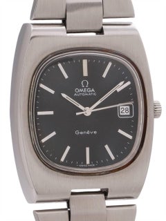 Omega Stainless Steel Geneve Automatic Wristwatch Ref 1660197, circa 1970s