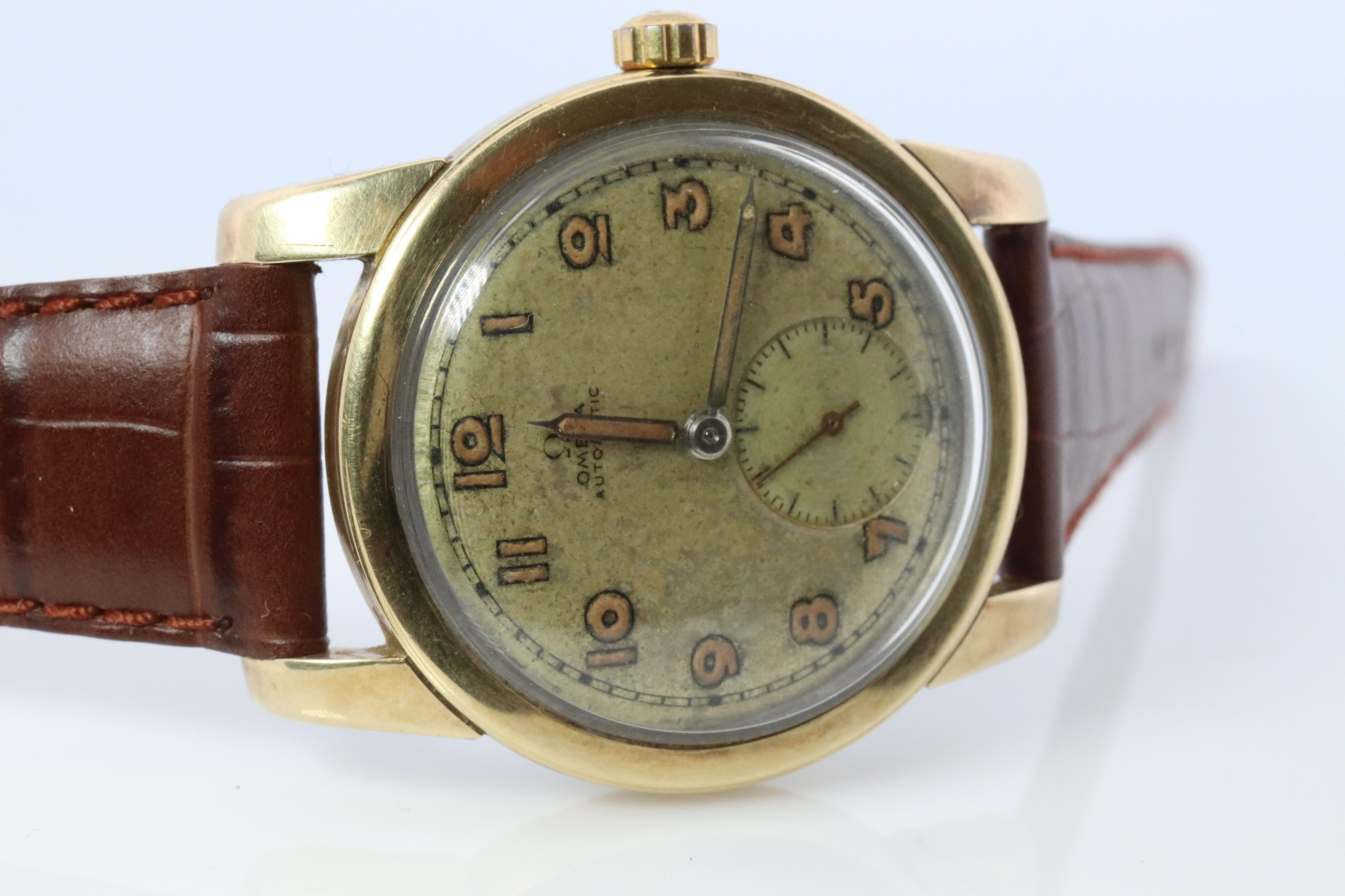 Reloj automático OMEGA 2576 Reloj de pulsera automático Omega Hammer Bumper 50s para caballero en Bueno estado para la venta en Port Charlotte, FL